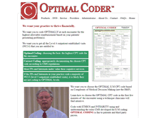 Tablet Screenshot of optimalcoder.com